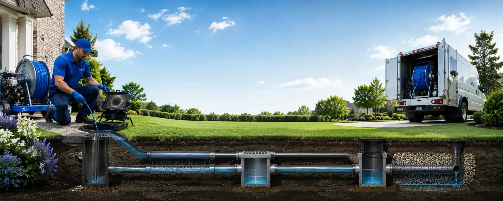 Outdoor drain cleaning information for Hendley, NE